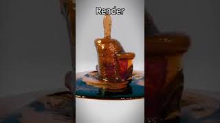 Oil liquid simulation in Blender with addon Flip Fluids blender animation3danimation [upl. by Callery]