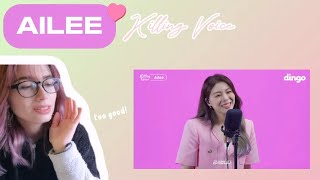 Reacting to AILEE Killing Voice [upl. by Nedloh]