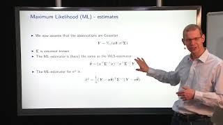 02417 Lecture 2 part C Weighted least squares [upl. by Linders]