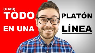 El SÍMIL de la LÍNEA de PLATÓN 🤓 Aprende FÁCIL  Filosofía Antigua [upl. by Palestine]