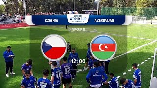 WMF World Cup 2024 U23 Croatia Mali Lošinj  Full Match Czech Republic U23 vs Azerbaijan U23 20 [upl. by Treharne]