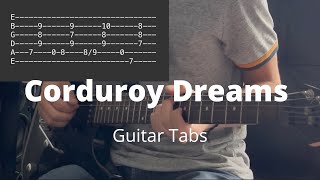 Corduroy Dreams by Rex Orange County  Guitar Tabs [upl. by Nelli855]