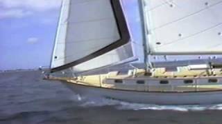 Cape Dory 36 Sailboat  vintage 1980s Sales Video tour of a classic Carl Alberg designed boat [upl. by Singh834]