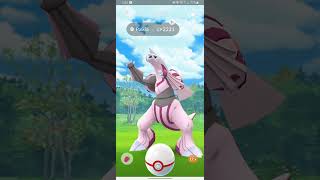 Shiny Palkia Encounter  Reaction In Pokemon Go Shorts [upl. by Aramac]