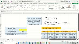 Como hacer una tabla de amortización Excel [upl. by Cirtemed]