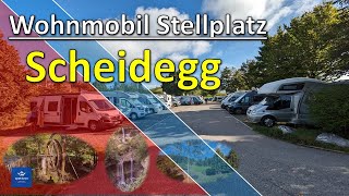 Wohnmobil Stellplatz Scheidegg im Allgäu zwischen Bodensee und Füssen an der deutschen Alpenstraße [upl. by Henriques]