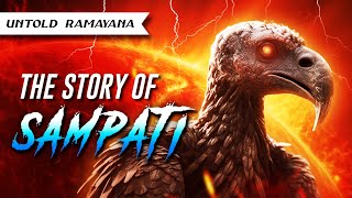 the story of jatayu and sampati  how sampati saved jatayu  untold ramayana story [upl. by Charlena715]