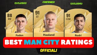 TOP MANCHESTER CITY PLAYERS IN EAFC 25 📈📉😀 FT FODEN HAALAND RODRI amp MORE [upl. by Nniuqal]