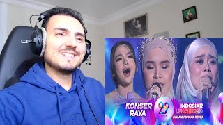 Lesti Kejora  Putri Ariani  Lyodra quotInsan Biasaquot Getarkan Jiwa  Konser Raya Indosiar Reaction [upl. by Osicran]