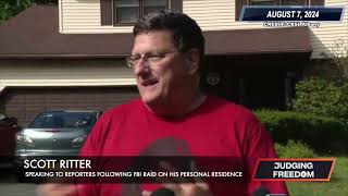 Scott Ritter Statement Following FBI Raid on his home [upl. by Abelard]