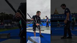 Behind the Scenes Paralympic Podium Cleaning Routine 🧼🏅 [upl. by Nohtanoj]