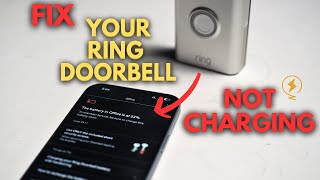 Ring Doorbell Won’t Charge How to Fix [upl. by Power496]