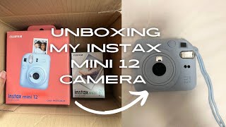 Unboxing the Instax 12 Mini instant camera [upl. by Slifka]