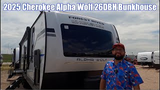 2025 Forest River Cherokee Alpha Wolf 26DBH Bunkhouse Travel Trailer [upl. by Walter]