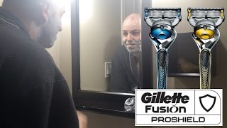 Gillette Fusion ProShield Razor with Flexball Technology FULL REVIEW  BrandonTV [upl. by Reffotsirhc451]