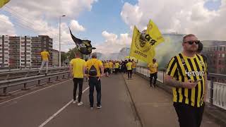 Semi live vitesse optocht Korenmarkt naar Gelredome 1952024 [upl. by Malissa]