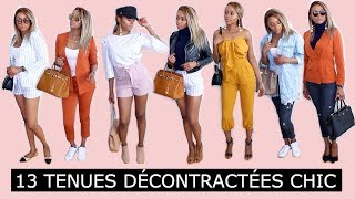 SOIS CLASSE SANS EFFORTS  13 Tenues Décontractées Chic⎮Maggy Kloset [upl. by Nezah]