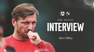 INTERVIEW Alex Gilbey ahead of Port Vale [upl. by Goldshlag]