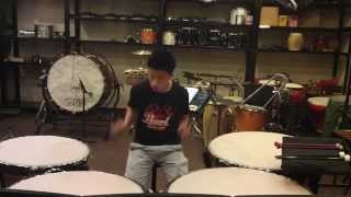 Timpani solo amp etude  Piece No 3 by G LECOINTE [upl. by Issi]