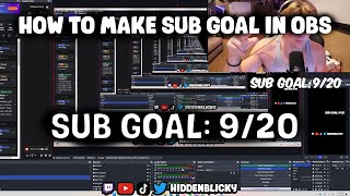 How to add a SUB COUNT to OBS for your TWITCH STREAMS [upl. by Wexler]