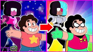 Steven Universe Glow Up Into Teen Titans Go Characters  Cartoon Art Show [upl. by Surad]