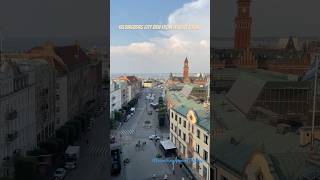 Helsingborg City View from Terrace Stairs Sweden [upl. by Nnaillij720]