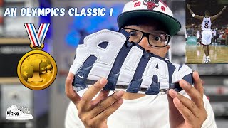 A look at the Air More Uptempo 96 Olympic 2024 [upl. by Sadnac776]