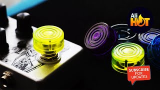 3PDT Caps Candy footswitch toppers for stompboxes  Aliexpress unboxing Quick Look [upl. by Airdnek]