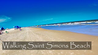 St Simons Public Beach  Virtual Tour Georgia USA [upl. by Namya359]