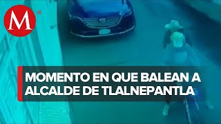 Circulan video de ataque armado contra alcalde de Tlalnepantla Morelos [upl. by Ayotel]