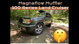 100 Series Land Cruiser Magnaflow Exhaust [upl. by Nywroc]