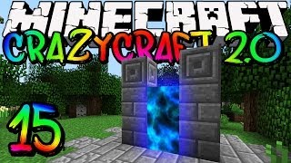 Minecraft Crazy Craft 20 Part 15  Dimensional Doors Are Back [upl. by Aicinet]