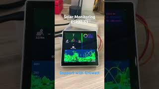 Growatt Energy Monitor with RS485 and ESP32 [upl. by Fiel893]