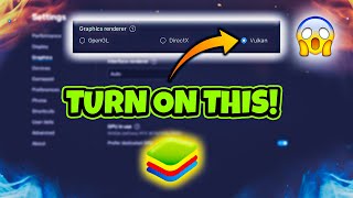 Enable This Setting in BlueStacks for MORE FPS 😱 [upl. by Nnaitak]
