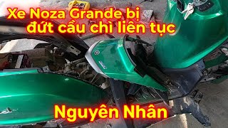 XE NOZA Grande đứt cầu chì liên tục nguyên nhân [upl. by Ynnep]