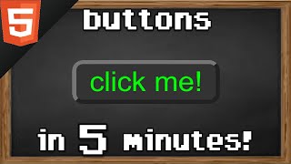 Learn HTML buttons in 5 minutes 🛎️ [upl. by Lehman246]