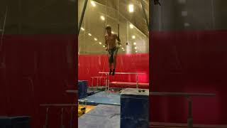 60 lbs weighted muscle up on rings [upl. by Ahseihs]