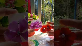 Flower earrings 🏵️flowerearrings viralvideo beautiful [upl. by Haneen254]