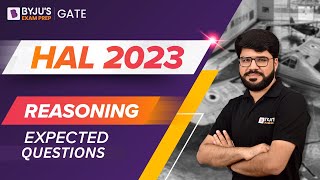 HAL 2023  Reasoning Expected Questions  HAL Reasoning Class  BYJUS GATE [upl. by Sibilla491]