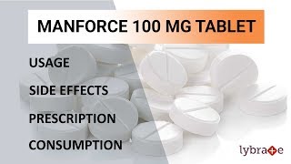 Manforce 100 Mg Tablet  Uses Side Effects Prescription amp Consumption  2019 [upl. by Leirbaj]