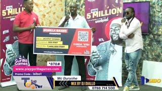 Gorilla Games yahembye abanyamahirwe batsinze mu mukino wa Jackpot [upl. by Bosch]