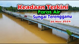 Info Banjir Terkini  Keadaan Terkini Paras Air Sungai Terengganu  20 Nov 2024 [upl. by Nomead711]