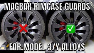 Tesla Model 3 Model Y Alloy Wheel Protector  Uberturbine amp Induction [upl. by Goeger809]