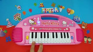 How to play Happy birthday piano Xylophone tutorial easy with notes keys and numbers how to play [upl. by Wetzel]