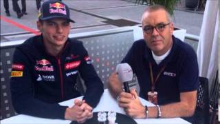 Olav Mol en Max Verstappen F1 GP Japan 2015 donderdag [upl. by Eiknarf]