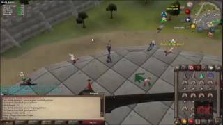 Runescape 15 prayer 42 def B gloves destruction [upl. by Hsima]