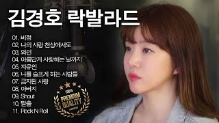 한국 가요 락발라드 노래 모음zip  김경호 프리미엄 무손실 고음질 [upl. by Ariaec]