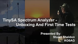 TinySA Spectrum Analyzer Review  Unboxing And First Time Tests [upl. by Lana527]