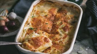 Skvelá príloha Zemiakový gratin recept varenie [upl. by Vyky]