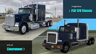 GTA 3D Universe Trucks Vs Real Life  All Big Rigs [upl. by Eberhart]